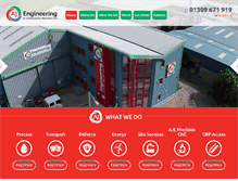 Tablet Screenshot of ajengineering.co.uk